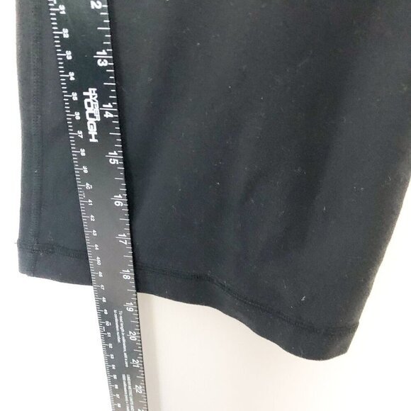 Lululemon Reverisble Cropped Mid Rise Wide Leg Leggings Black blue 6 - Picture 6 of 8